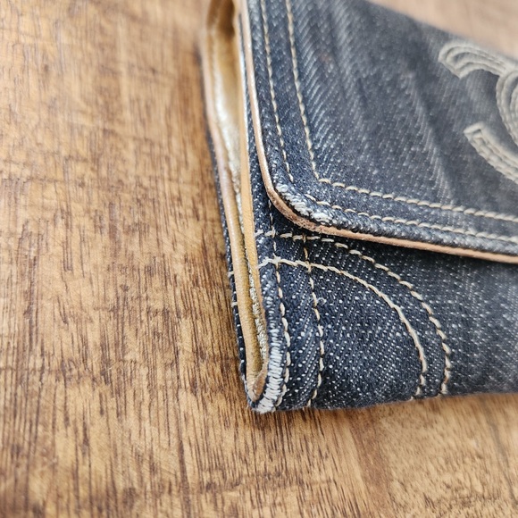 Chanel Denim Flap Wallet - Picture 3 of 15